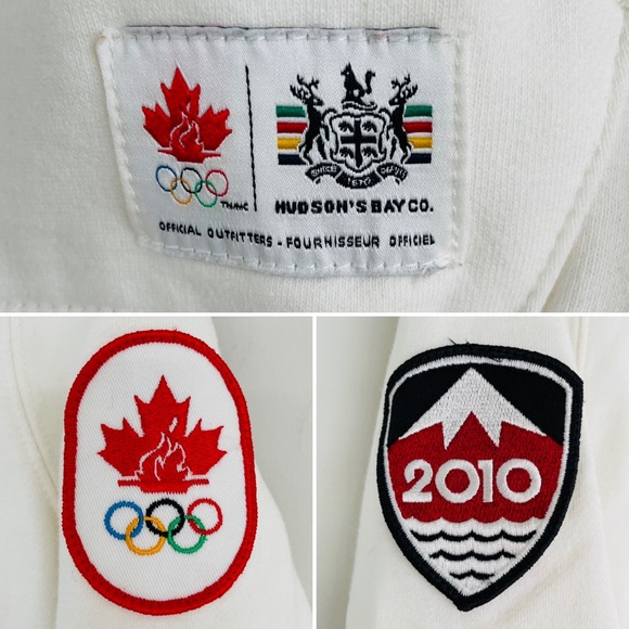 HBC Hudson’s Bay Co CANADA 2010 Winter Olympics Official Girls Cotton Hoodie - Picture 4 of 16